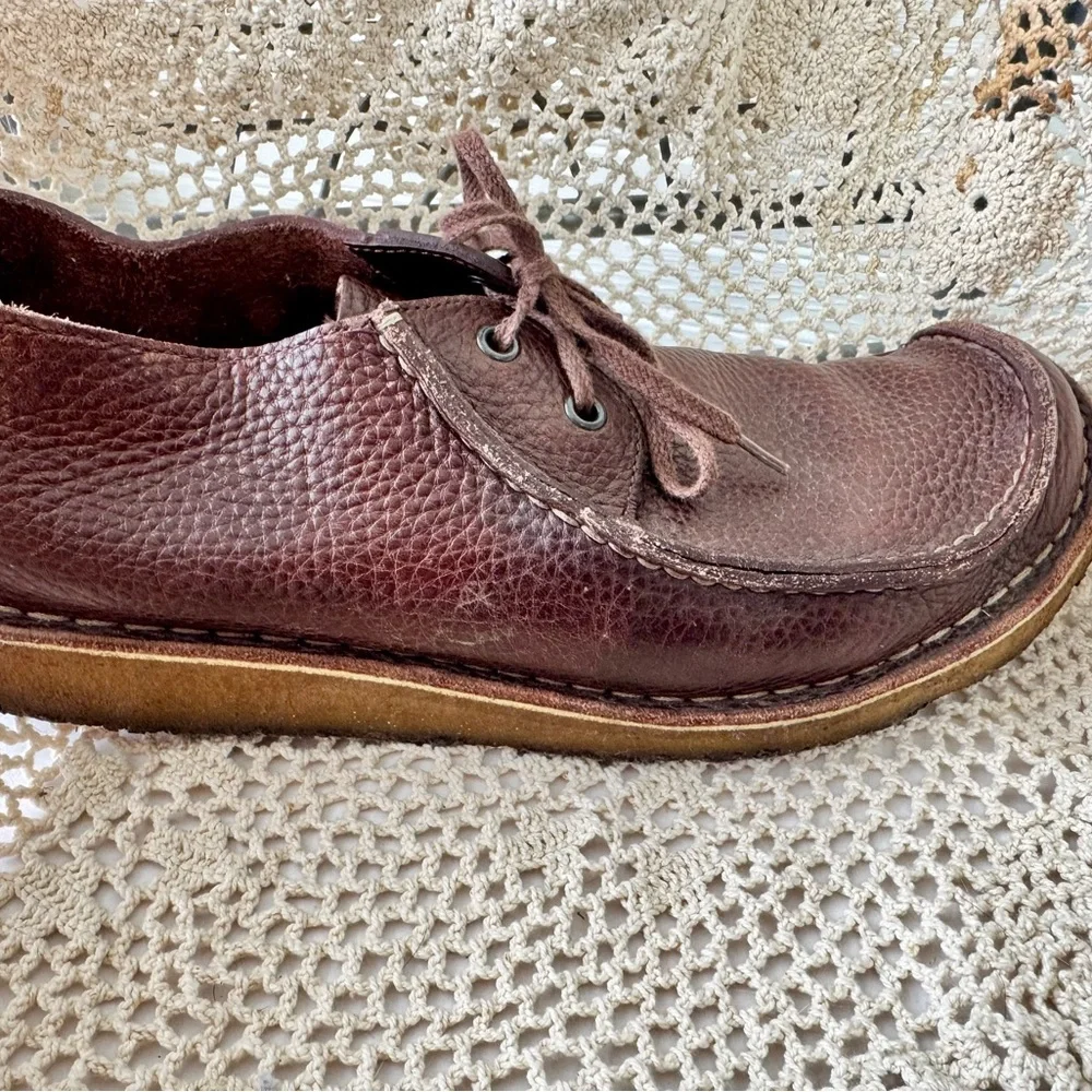 Clarks Originals Brown Leather Trek Shoes